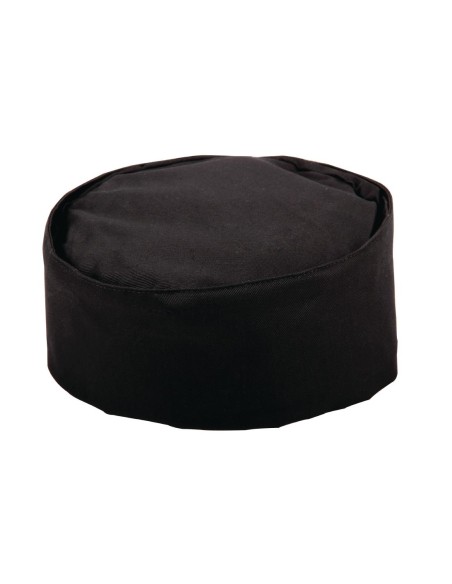 Calot de cuisine noir M - Whites Chefs Clothing