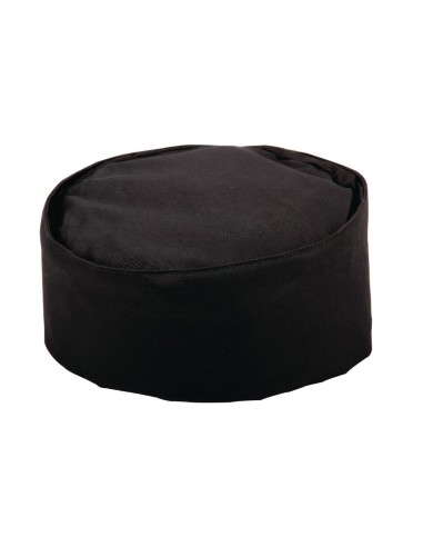 Calot de cuisine noir L - Whites Chefs Clothing