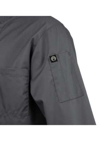 Veste de cuisine mixte Chef Works grise M
