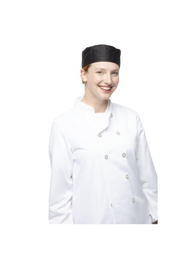 Calot de cuisine noir S - Whites Chefs Clothing