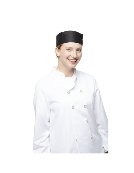 Calot de cuisine noir S - Whites Chefs Clothing