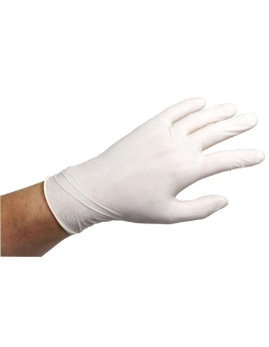 Gants en latex poudrés L - lot de 100 Unicare
