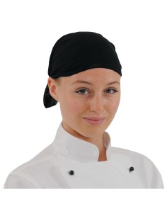 Bandana Buff noir - Accessoire mixte en microfibre