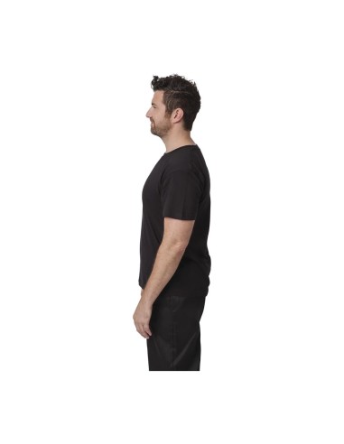 T-shirt mixte noir M - 100% coton - Vente en ligne