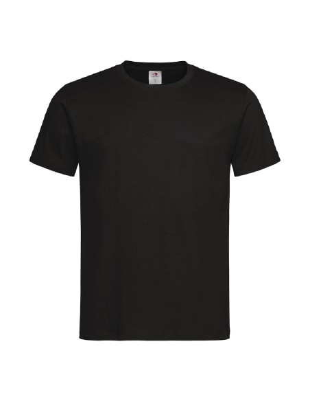 T-shirt mixte noir XL - 100% coton