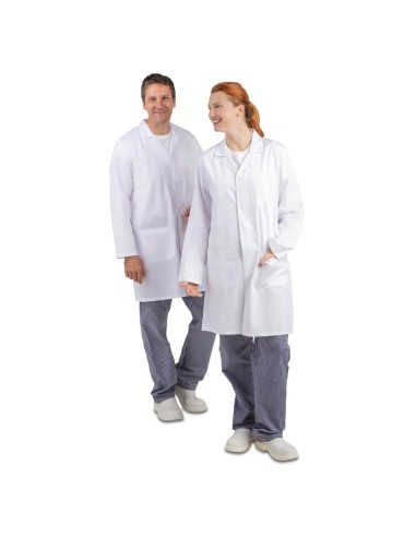 Blouse mixte Whites blanche S - Haute qualité