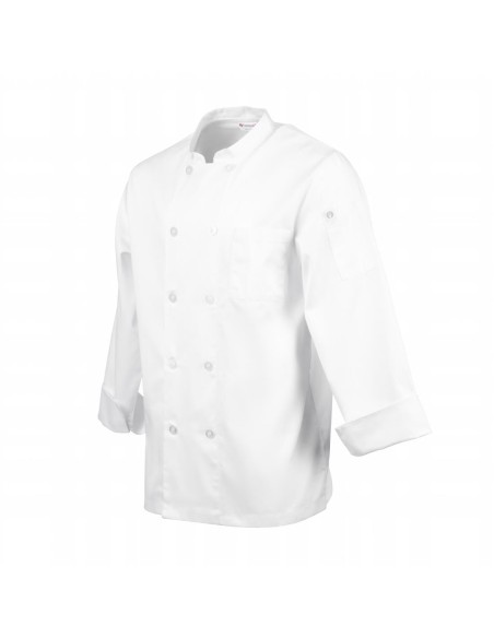 Veste de cuisine mixte Le Mans Chef Works blanche XL
