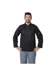 Veste de cuisine mixte Whites Vegas noire XS - durable et confortable