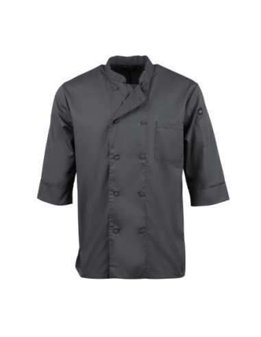Veste de cuisine mixte Chef Works grise M