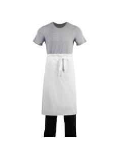 Tablier standard Whites blanc - 65% polyester/35% coton