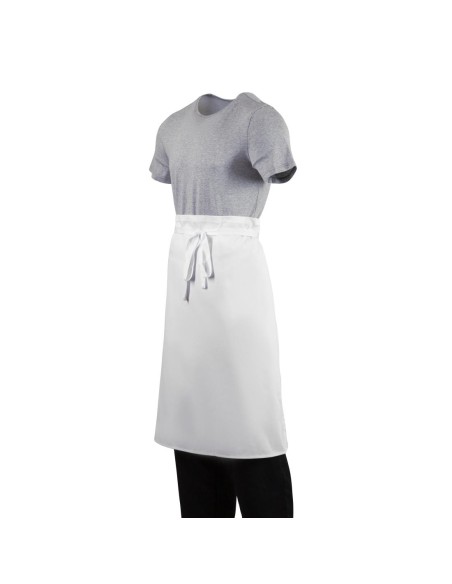Tablier standard Whites blanc - 65% polyester/35% coton