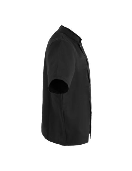 Veste cuisine mixte Whites Vegas manches courtes noire XXL