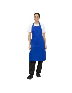 Tablier bavette Whites bleu roi - Poly-coton durable 2