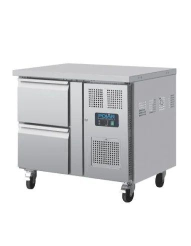 Table réfrigérée GN 1/1 ventilée 2 tiroirs Polar Série U