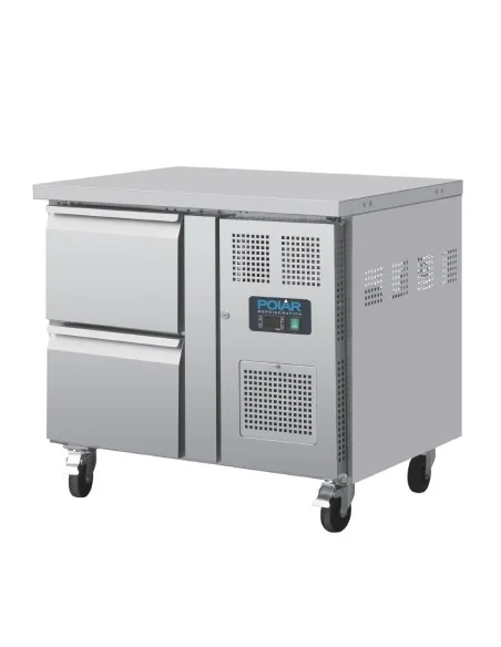Table réfrigérée GN 1/1 ventilée 2 tiroirs Polar Série U