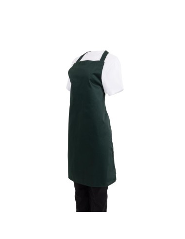 Tablier bavette Whites vert bouteille - Résistant et pratique