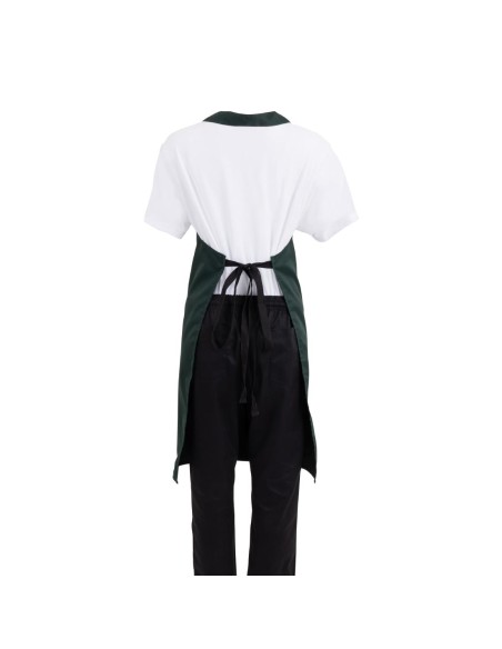 Tablier bavette Whites vert bouteille - Résistant et pratique