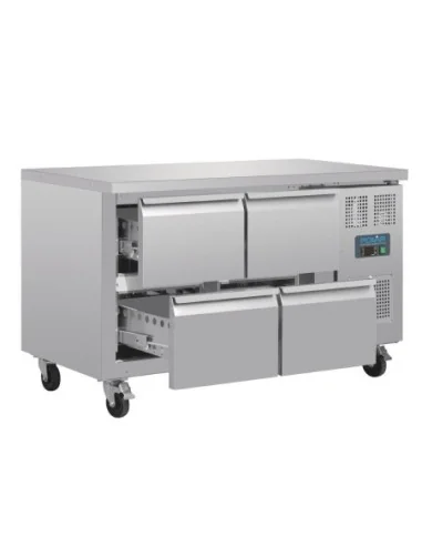 Table réfrigérée GN 1/1 ventilée 4 tiroirs Polar Série U