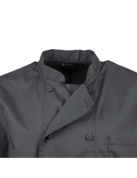 Veste de cuisine mixte Chef Works grise M