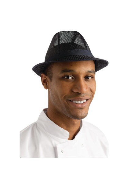 Chapeau Trilby bleu marine S - British Bespoke Workwear