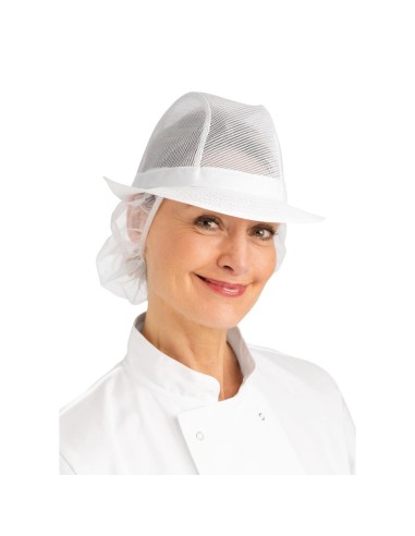 Chapeau Trilby blanc M - British Bespoke Workwear