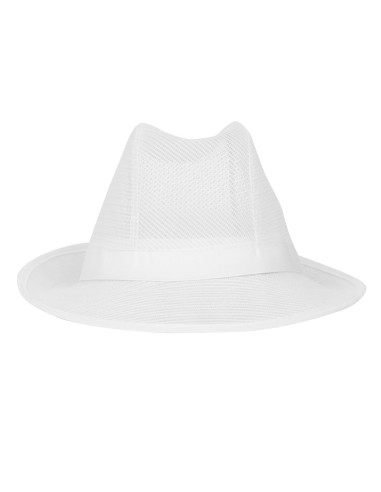 Chapeau Trilby blanc M - British Bespoke Workwear