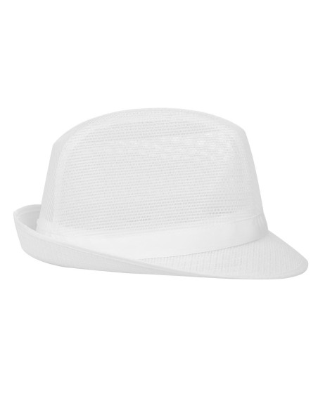 Chapeau Trilby blanc M - British Bespoke Workwear
