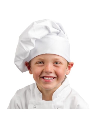 Toque de chef enfant Whites blanche - 80g