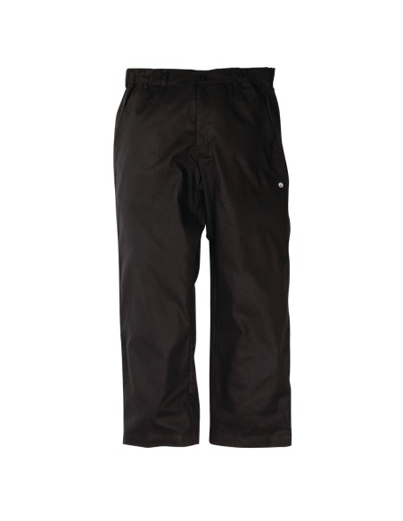 Pantalon Chef Works chevrons noirs M - Confort et style