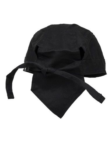 Bandana Chef Works noir - confort et maintien
