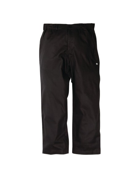 Pantalon Chef Works chevrons noirs XL - Confort pro