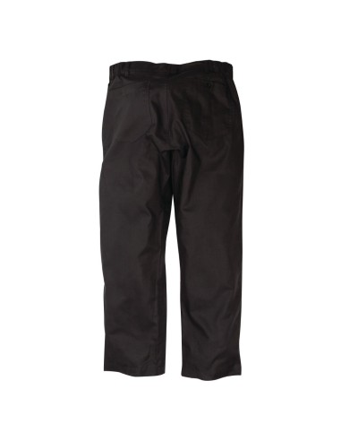 Pantalon Chef Works chevrons noirs L - Confort cuisine