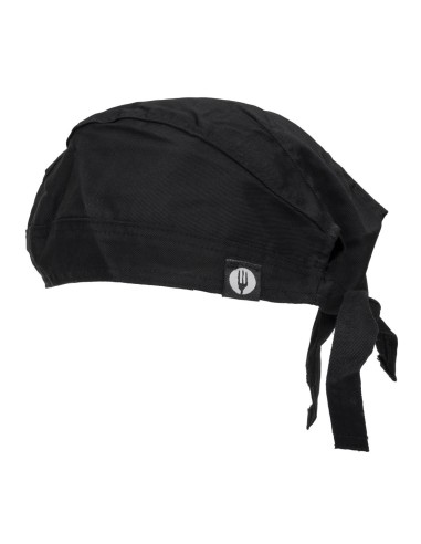 Bandana Chef Works noir - confort et maintien