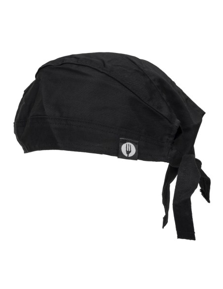 Bandana Chef Works noir - confort et maintien