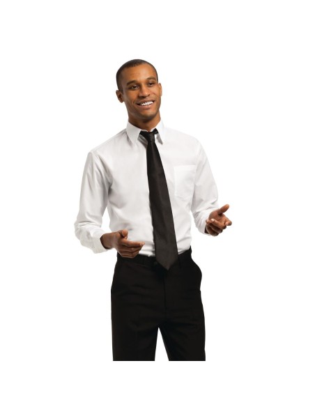 Chemise Uniform Works blanche manches longues S - Chef Works