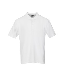 Polo mixte blanc L Portwest - Résistant et confortable