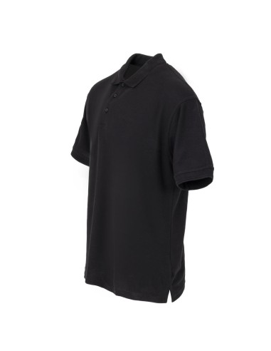 Polo mixte noir M Portwest - durable et facile d'entretien