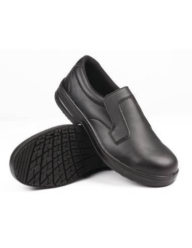 Mocassins de sécurité Slipbuster Koralis noirs 37 - EN ISO 20345