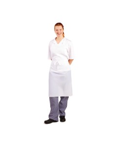 Tablier bavette déperlant Whites blanc - 1016x711 mm 2