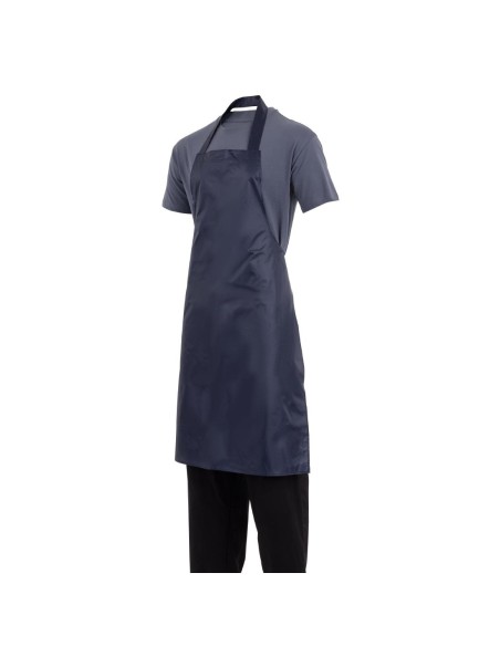 Tablier bavette déperlant Whites bleu - Nylon 1016x711 mm