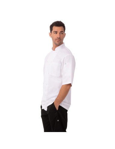 Veste de cuisine Chef Works Montreal Cool Vent L - Blanc
