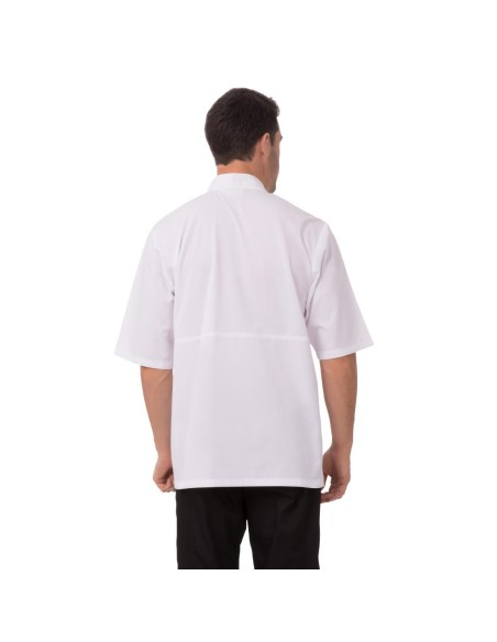 Veste de cuisine blanche Chef Works Montreal Cool Vent S