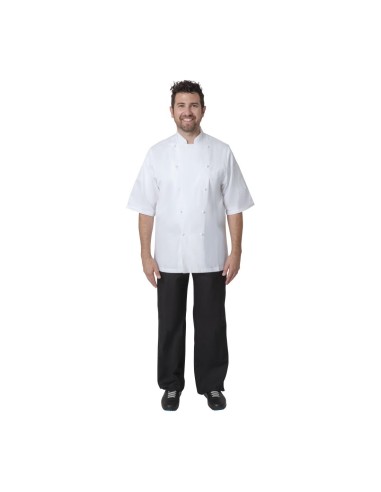 Veste de cuisine Chef Works Executive Capri blanche EU56