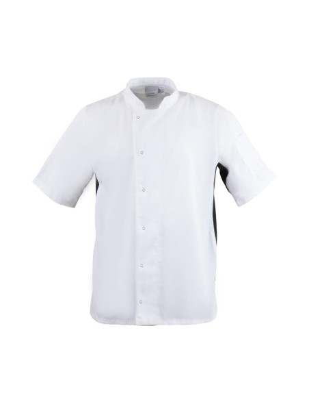 Veste de cuisine mixte Whites Nevada blanche XL - légère et anti-humidité