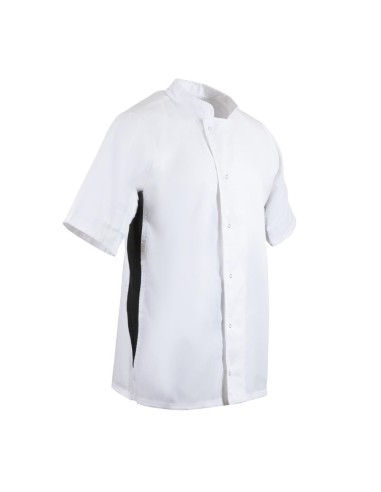 Veste de cuisine mixte Whites Nevada blanche M - légère et anti-humidité