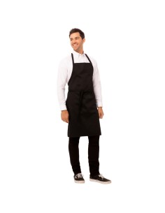 Tablier bavette Chef Works noir - 610 x 860 mm 2