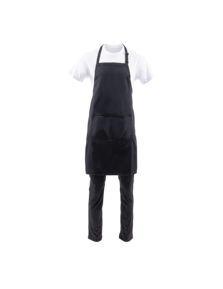 Tablier bavette Chef Works noir - 610 x 860 mm