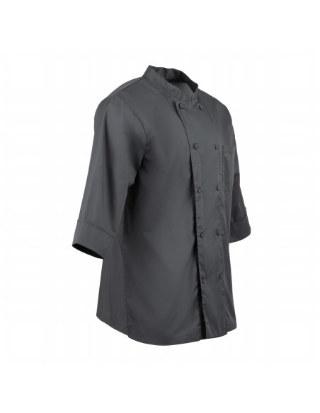 Veste de cuisine Chef Works gris S - 3/4 manches