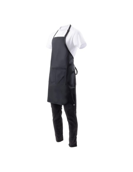 Tablier bavette Chef Works noir - 610 x 860 mm