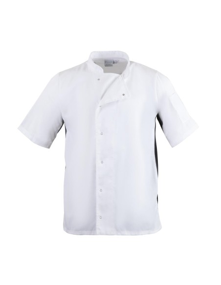 Veste de cuisine mixte Whites Nevada blanche M - légère et anti-humidité